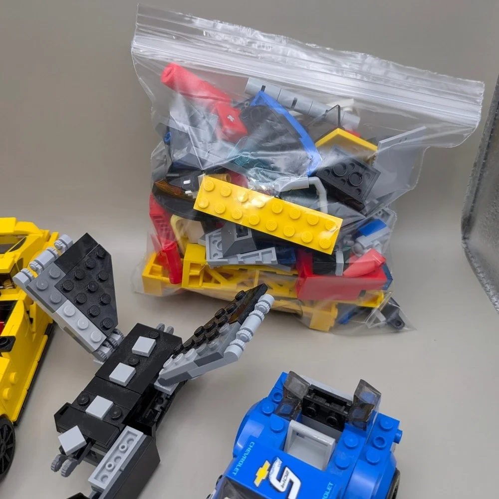 Lego City and Super Heroes Vehicle Lot - Camero Supra Spiderman